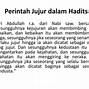 Jujur Adalah Berkata Sesuai